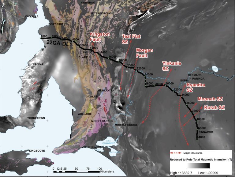 Regional seismic in SA reveals major structure with reactivation history over > 1 billion years
