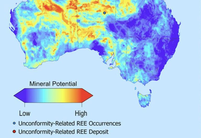National unconformity map part of innovative prospectivity study by GA