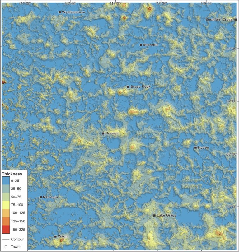 Cover mapping research shows utility of AusAEM in southwestern WA